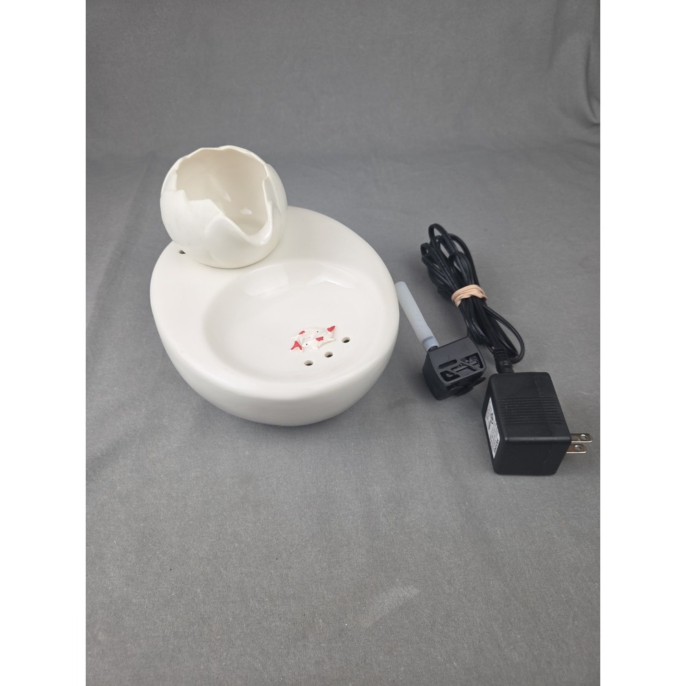 Creative Cat Dog Automatic Circulation Water Dispenser Fountain Koi Fish *VIDEO